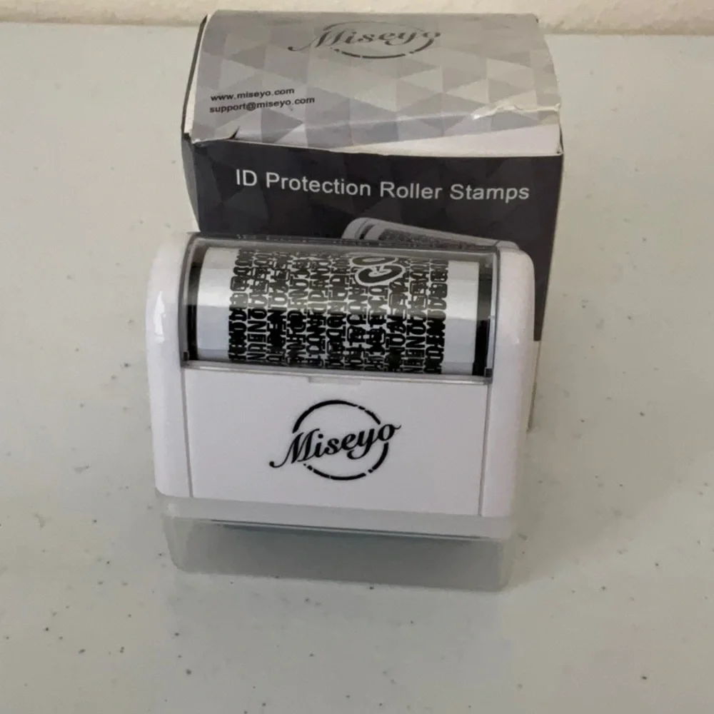 Miseyo Identify Theft Protection Roller Stamp